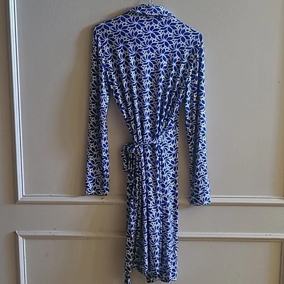 Diane von Furstenberg DVF New Jeanne Two Wrap Dress, Sz 6 - Picture 2 of 8